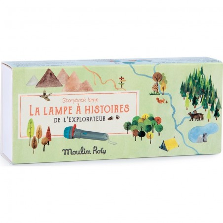 Lampe à histoires - Explorateur - Le Jardin du Moulin - Moulin Roty