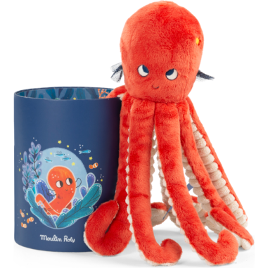 Poupée poulpe Paulie - en boîte - Les Aventures de Paulie - Moulin Roty