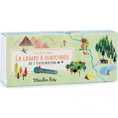 Lampe à histoires - Explorateur - Le Jardin du Moulin - Moulin Roty