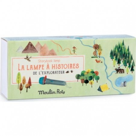 Lampe à histoires - Explorateur - Le Jardin du Moulin - Moulin Roty