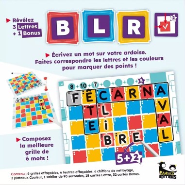 Color Words - Jeu de Société - Jeu de Mots - Bankiiiz Editions