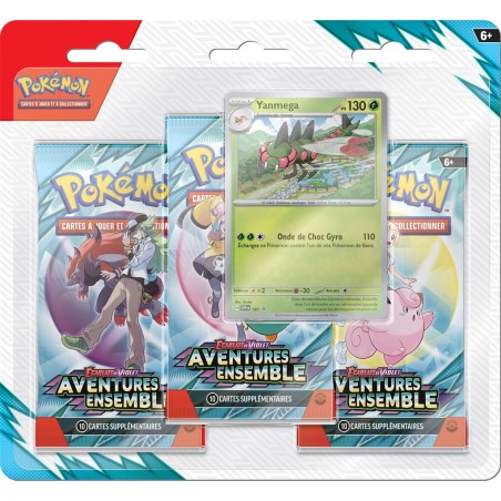 EV09 : pack 3 boosters - Pokémon