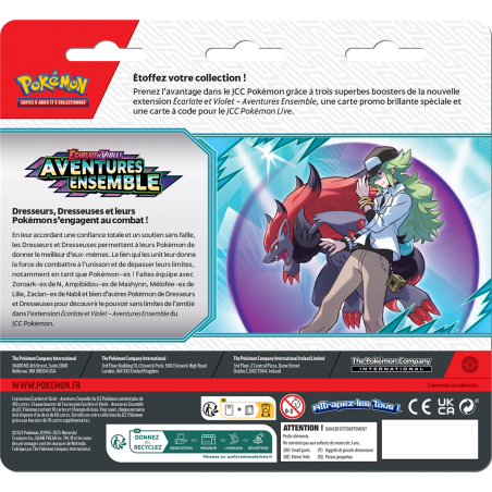 EV09 : pack 3 boosters - Pokémon