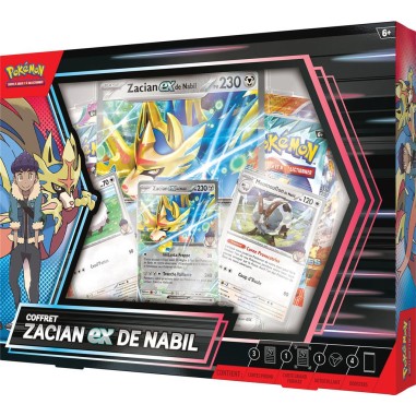 Coffret ex Mars Zacian-ex de Nabil - Pokémon