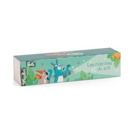 Lampe à Histoires et ses 3 Mini livres - Dans La Jungle - Moulin Roty