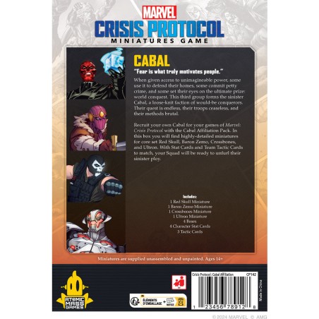 Marvel Crisis Protocol : Cabal - Affiliation Pack - Jeux de société - Atomic Mass Games