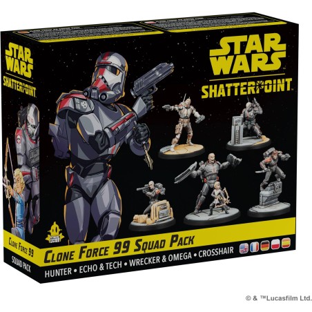 Star Wars : Shatterpoint : Clone Force 99 escouade - Extension - Jeux de société - Atomic Mass Games