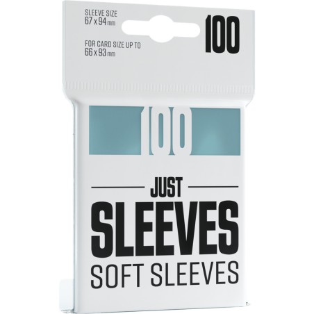 Protège cartes 100 Just Sleeves - Soft Sleeves - Accessoires - Gamegenic