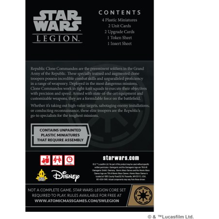 Star Wars: Légion - Commandos Clones de la République - Jeux de figurines - Atomic Mass Games