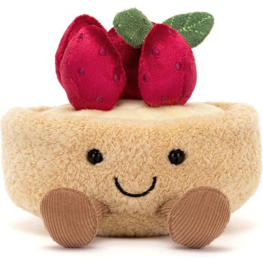Jellycat Peluche Amuseables Fleurette Tarte Aux Fraises