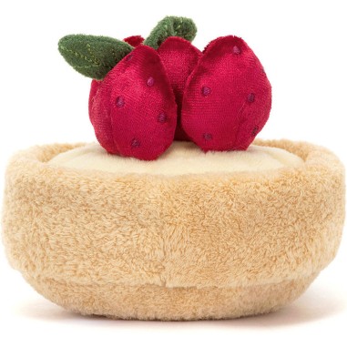 Jellycat Peluche Amuseables Fleurette Tarte Aux Fraises