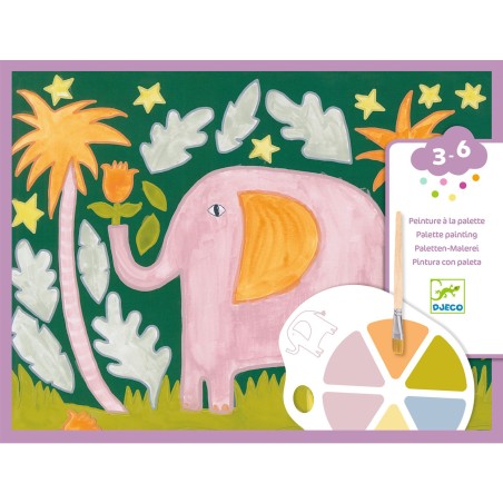 Peinture à la palette - Les Sauvages - Les petits cadeaux des petits - Peinture - Djeco