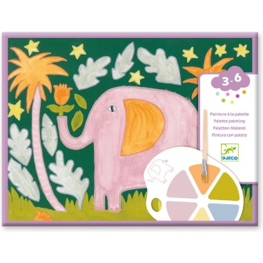 Peinture à la palette - Les Sauvages - Les petits cadeaux des petits - Peinture - Djeco