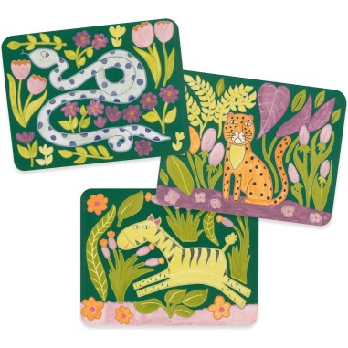 Peinture à la palette - Les Sauvages - Les petits cadeaux des petits - Peinture - Djeco