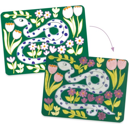 Peinture à la palette - Les Sauvages - Les petits cadeaux des petits - Peinture - Djeco