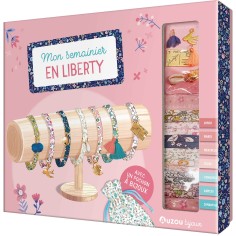 Mon semainier de 7 bracelets en liberty - Auzou