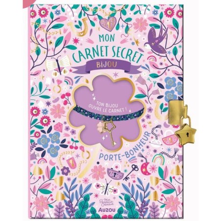 Ma papeterie créative - Carnet secret bijou porte-bonheur - Auzou