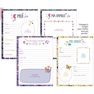 Ma papeterie créative - Carnet secret bijou porte-bonheur - Auzou