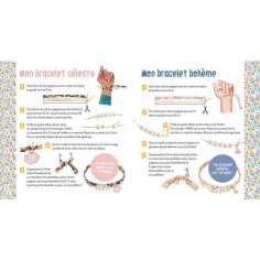 Mes bracelets à messages en liberty - Auzou 2