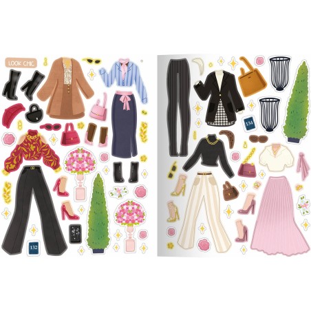 Mes 500 autocollants créatifs - Mes créations de mode - Auzou