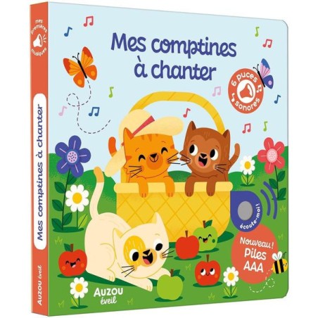 Mes premiers sonores - Mes comptines à chanter - Auzou