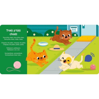 Mes premiers sonores - Mes comptines à chanter - Auzou