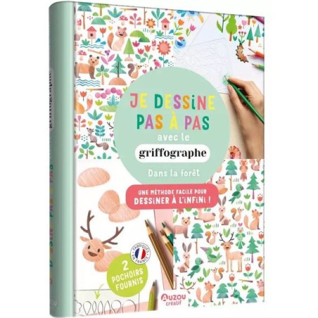 Je dessine pas à pas avec le griffographe - Dans la forêt - Auzou