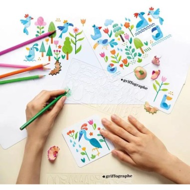 Je dessine pas à pas avec le griffographe - Dans la forêt - Auzou