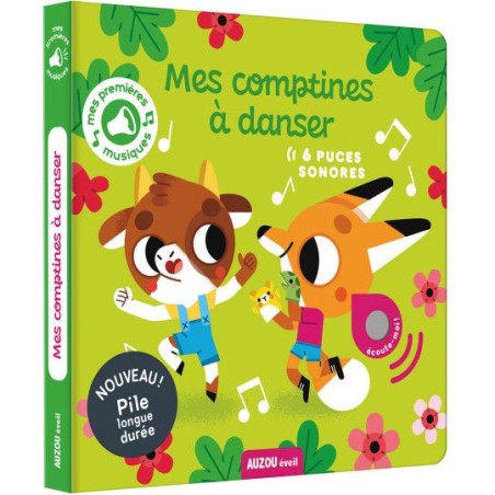 Mes premières comptines à danser - Livre sonore - Auzou