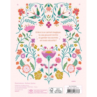 Ma papeterie créative - Mon carnet secret ultrapailleté - Auzou