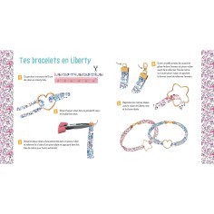 Mes bijoux d'amitié en liberty - Auzou 2