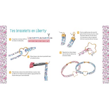 Mes bijoux d'amitié en liberty - Auzou