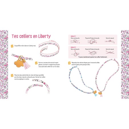 Mes bijoux d'amitié en liberty - Auzou