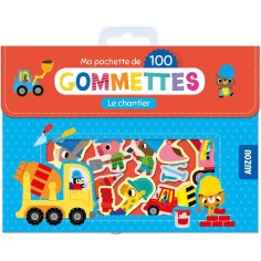Ma pochette de 100 gommettes Le chantier - Auzou