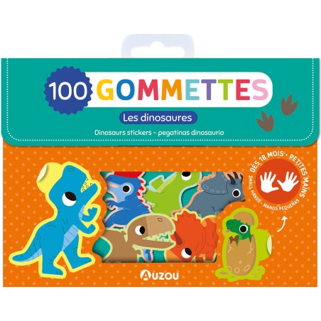 100 gommettes - Les dinosaures - Auzou