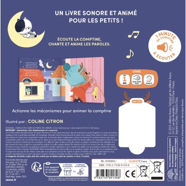 Ma comptine animée - Au clair de la lune - Auzou