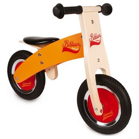 Ma Première Draisienne Bikloon Orange Et Rouge