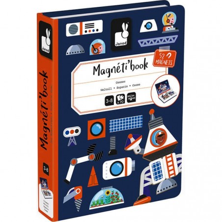 Puzzle magnétique Cosmos Espace Fusées - Magnetibook - Janod