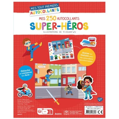 Mes tout premiers autocollants : Super-héros - Auzou
