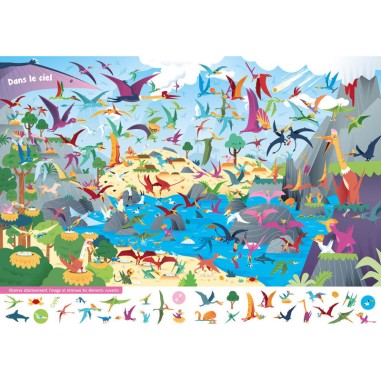 Livre Cherche et trouve : Dinosaures - Auzou