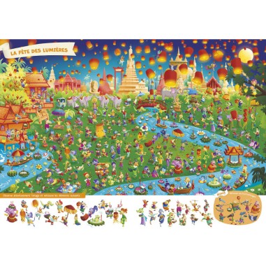 Cherche & trouve loup part en voyage - Auzou