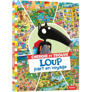 Cherche & trouve loup part en voyage - Auzou