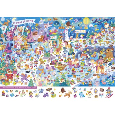 Cherche et trouve - Licornes - Auzou