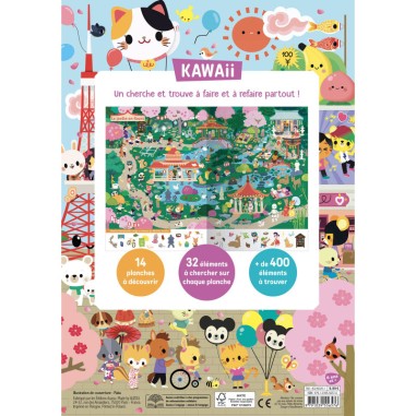 Cherche et trouve - Kawaii - Auzou