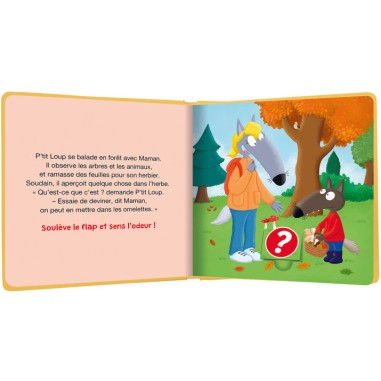 P'tit loup - Le livre des odeurs - Auzou