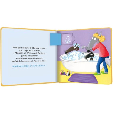 P'tit loup - Le livre des odeurs - Auzou