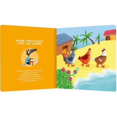 Mes premiers sonores - Mes comptines reggae avec p'tit loup - Auzou