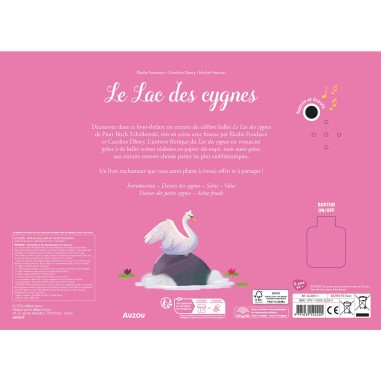 Papiers découpés sonores - Le lac des cygnes - Auzou