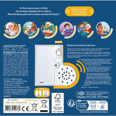 Mes premiers sonores - Mozart - Auzou