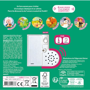 Mes premiers sonores - Vivaldi - Auzou